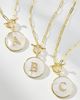 Melinda Maria Love Letters Initial Medallion Necklace - 2