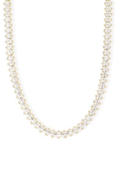 Melinda Maria Melinda Maria Hello Gorgeous Tennis Necklace