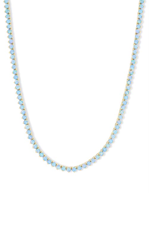 Melinda Maria Melinda Maria Not Your Basic Lab-Created Opal Tennis Necklace
