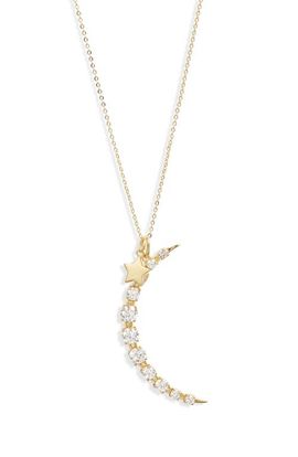 Melinda Maria Melinda Maria What Dreams are Made Of Crescent Charm Necklace