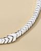 Melinda Maria Serpent Herringbone Collar Necklace - 2