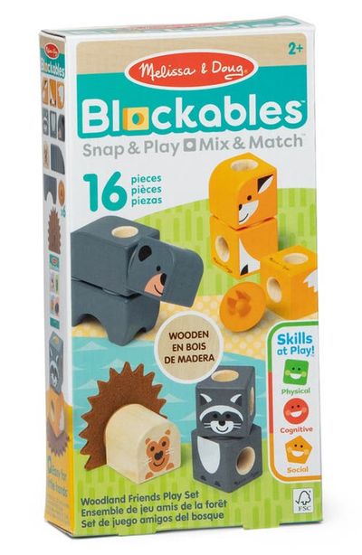 Melissa & Doug Melissa & Doug Blockables™ Woodland Friends Playset 