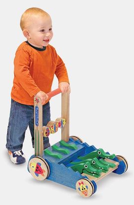 Melissa & Doug Melissa & Doug Chomp & Clack Alligator Push Toy