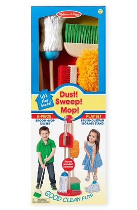 Melissa & Doug Melissa & Doug Dust, Sweep & Mop Toy Playset 