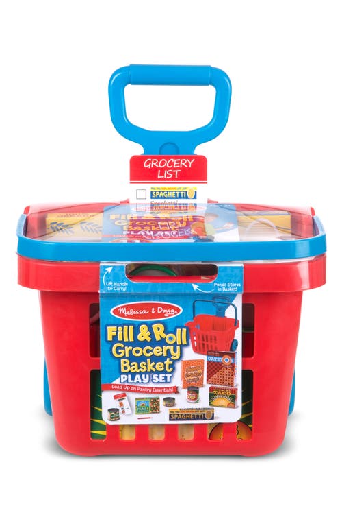 Melissa & Doug Melissa & Doug Fill & Roll Grocery Basket Playset 