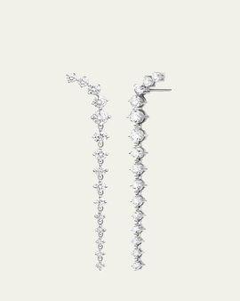 Melissa Kaye 18K Aria Dagger Earrings with Diamonds