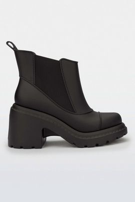 Melissa Melissa Courtney Heeled Chunky Boot in Black, Women's at Urban Outfitters