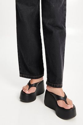 Melissa Melissa Free Thong Wedge Sandal in Brown, Women's at Urban Outfitters