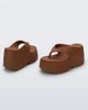 Melissa Melissa Free Thong Wedge Sandal in Brown, Women's at Urban Outfitters - 1