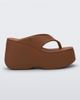 Melissa Melissa Free Thong Wedge Sandal in Brown, Women's at Urban Outfitters - 2