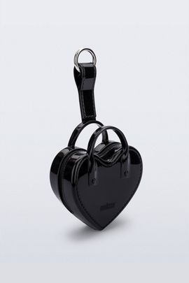 Melissa Melissa Heartbeat Pocket Keychain in Black, Women's at Urban Outfitters