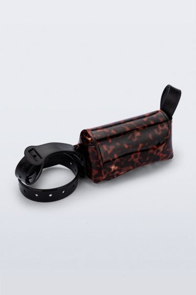 Melissa Melissa Jelly Cross Bag II in Black/Tortoise, Women's at Urban Outfitters