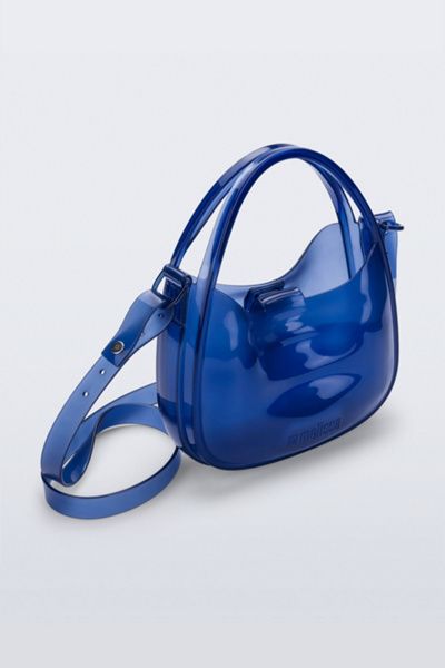 Melissa Melissa Jelly Mirror Bag in Transparent Blue, Women's at Urban Outfitters