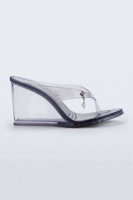 Melissa Melissa Nabeela Wedge Sandal in Clear Grey, Women's at Urban Outfitters
