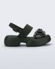Melissa Melissa Push Platform Sandal in Green/Turtle, Women's at Urban Outfitters - 1