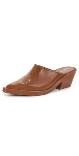 Melissa Melissa Texas Jelly Mules Brown