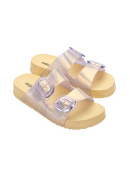 Melissa Melissa Woman Cozy Slide Sandals Yellow