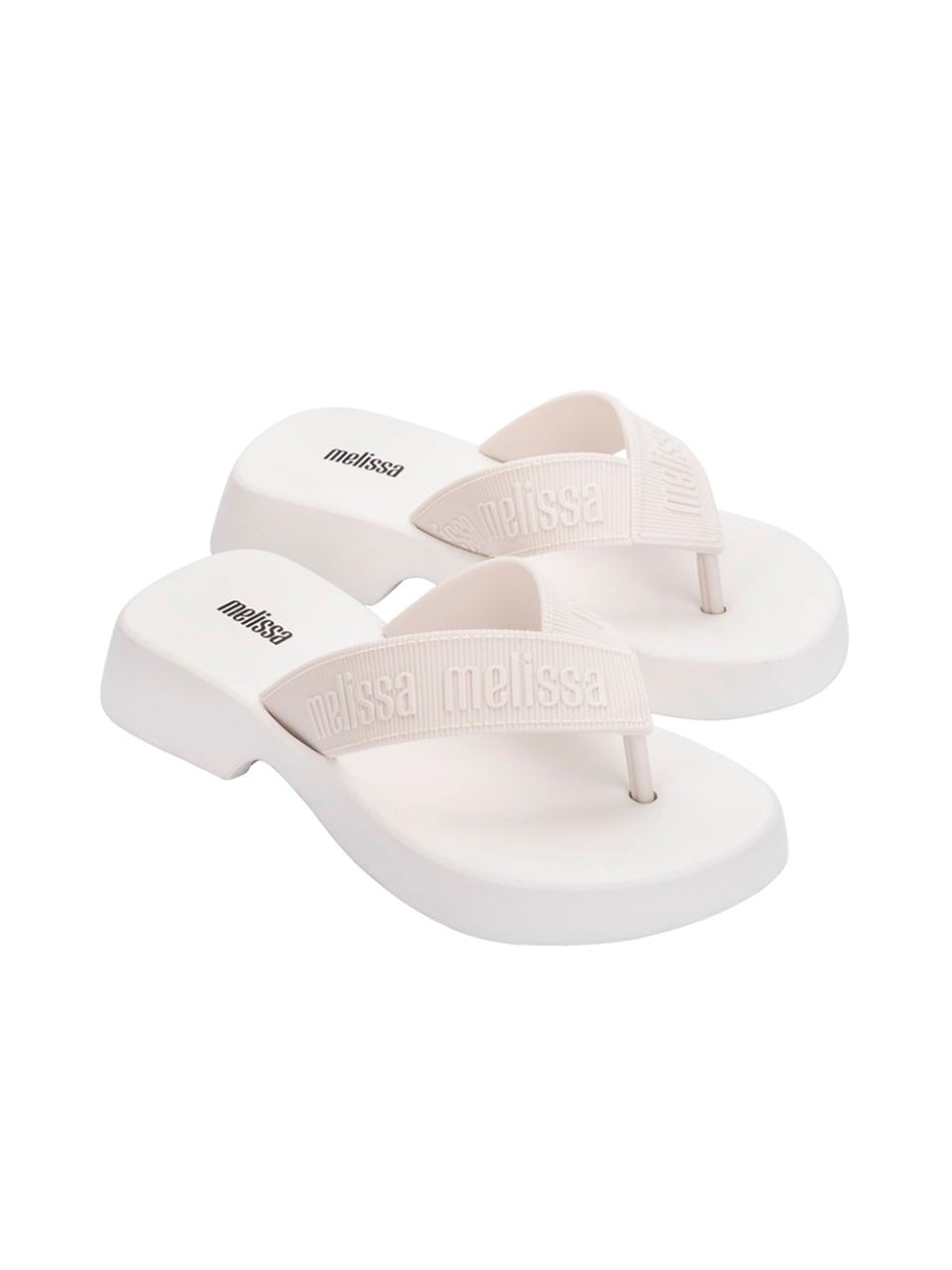 Melissa Melissa Woman Platform M Rubber Flip Flop White