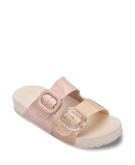 Melissa Melissa Women's Cozy Slip On Buckled Slide Sandals