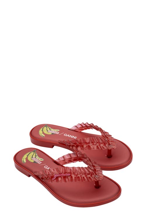 Melissa Melissa x Ganni Slim Flip Flop