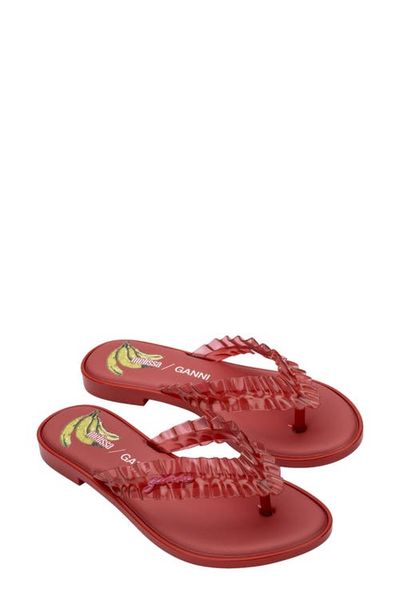 Melissa Melissa x Ganni Slim Flip Flop