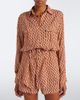 Melissa Odabash Melissa Odabash Ariel belted printed shirt - 2
