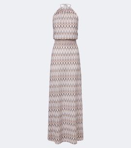 Melissa Odabash Melissa Odabash Charlotte chevron knitted maxi dress