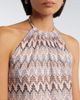 Melissa Odabash Melissa Odabash Charlotte chevron knitted maxi dress - 3