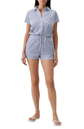 Melissa Odabash Melissa Odabash Cheryl Striped Lounge Romper