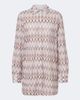 Melissa Odabash Melissa Odabash Daria chevron knitted shirt - 1