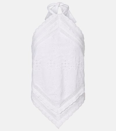Melissa Odabash Melissa Odabash Felicity embroidered cotton top