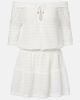 Melissa Odabash Melissa Odabash Flo crochet cotton and linen minidress - 1