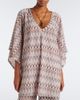Melissa Odabash Melissa Odabash Josie chevron knitted kaftan - 2