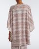 Melissa Odabash Melissa Odabash Josie chevron knitted kaftan - 5