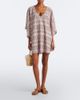 Melissa Odabash Melissa Odabash Josie chevron knitted kaftan - 6