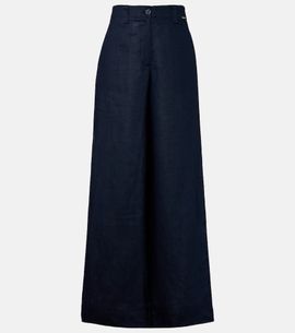 Melissa Odabash Melissa Odabash Serena linen wide-leg pants