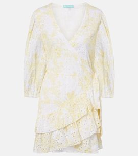 Melissa Odabash Melissa Odabash Tabitha broderie anglaise cotton wrap dress