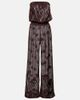 Melissa Odabash Melissa Odabash Viv off-shoulder cotton-blend jumpsuit - 1