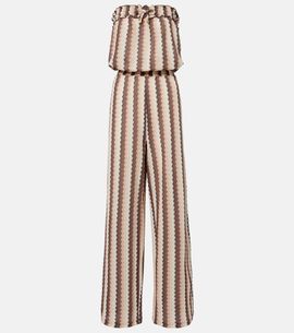 Melissa Odabash Melissa Odabash Viv striped jumpsuit