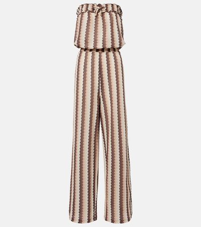 Melissa Odabash Melissa Odabash Viv striped jumpsuit