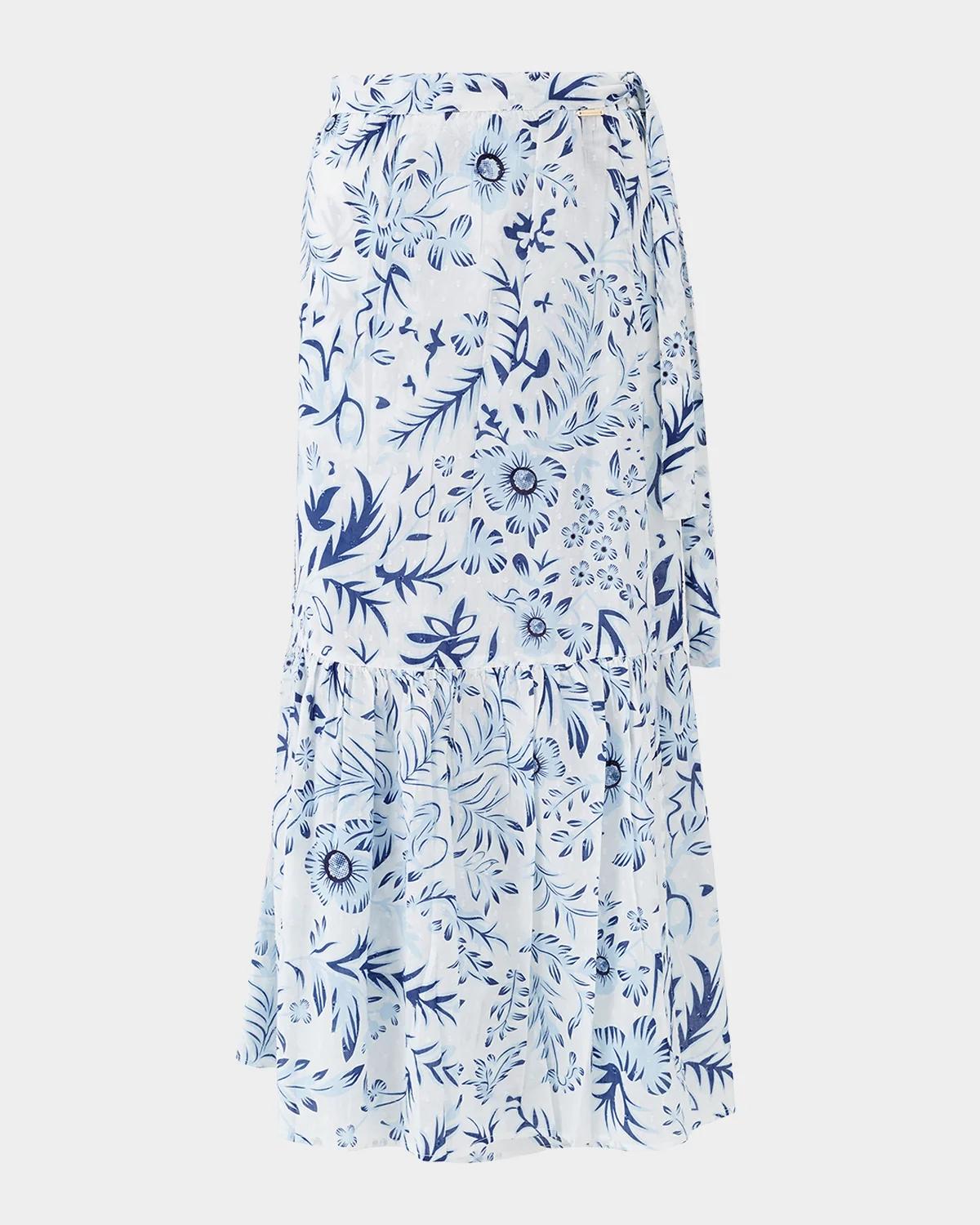Melissa Odabash Monroe Wrap Coverup Maxi Skirt