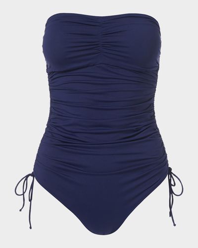 Melissa Odabash Sydney Ruched Bandeau One-Piece Swimsuit