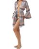 Melissa Odabash Women's Anna Zigzag Knit Self-Tie Caftan - 2