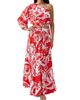 Melissa Odabash Women's High Summer Rania Printed One-Shoulder Top - 2