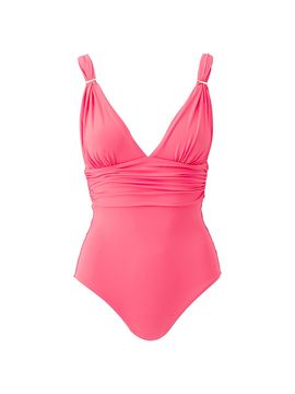 Melissa Odabash Women's Panarea Edition Ruched V-Neck One-Piece Swimsuit