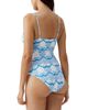 Melissa Odabash Women's Panarea Floral V-Neck One-Piece Swimsuit - 3