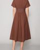 MELLODAY MELLODAY Contrast Stitch Midi Shirtdress - 2