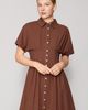 MELLODAY MELLODAY Contrast Stitch Midi Shirtdress - 5