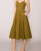 MELLODAY MELLODAY Contrast Stitched Poplin Midi Dress - 3