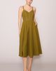 MELLODAY MELLODAY Contrast Stitched Poplin Midi Dress - 5